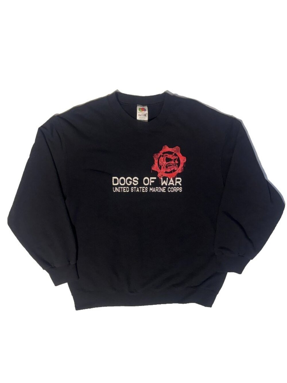 Dogs Of War U.S. Marine Corps Devil Dogs Sweatshirt - L Gears Of War Parody